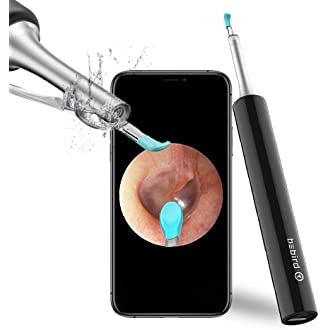 Ear Wax Removal Endoscope Otoscope, Earwax Remover Tools, Scope, with 1080P FHD Camera, 6 Led Lights, Wireless Connected…